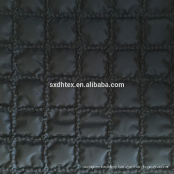 quilted thermal fabric,100% polyester embroidered for down coat,jacket and garment